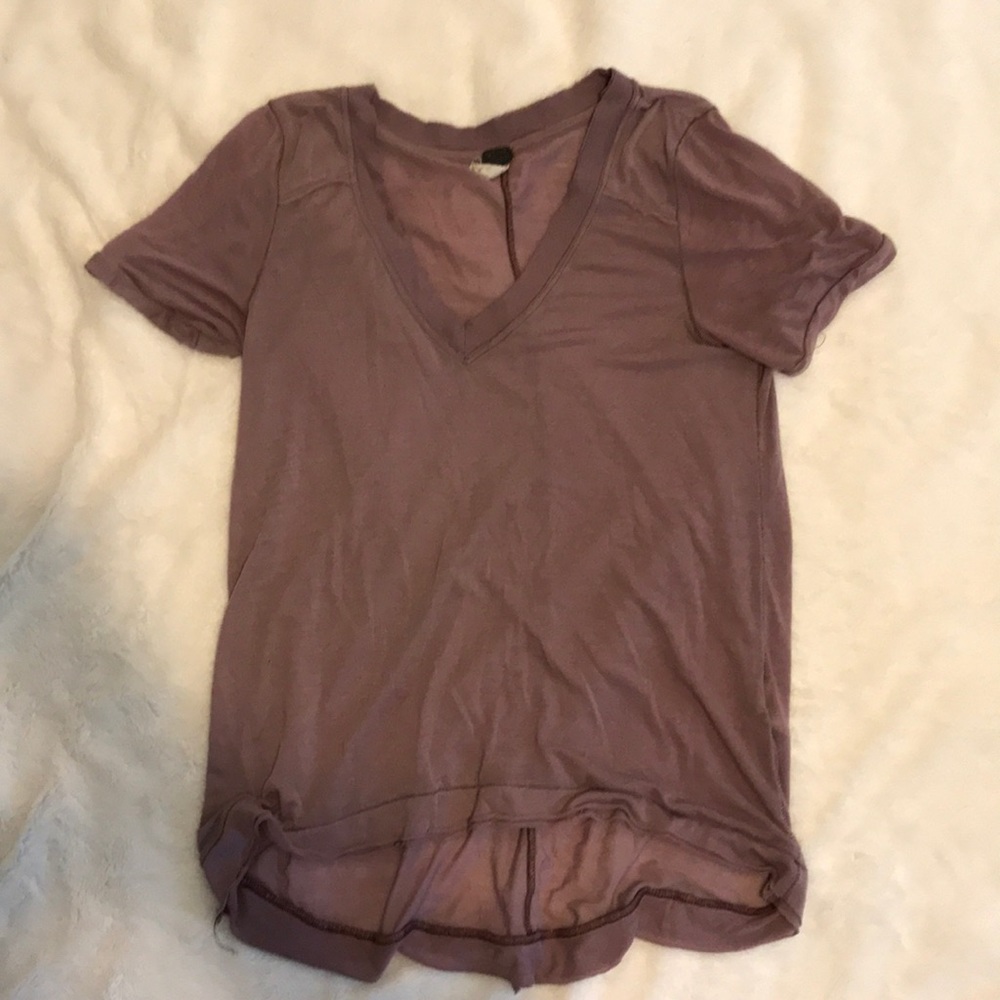 Free People Vneck Tee